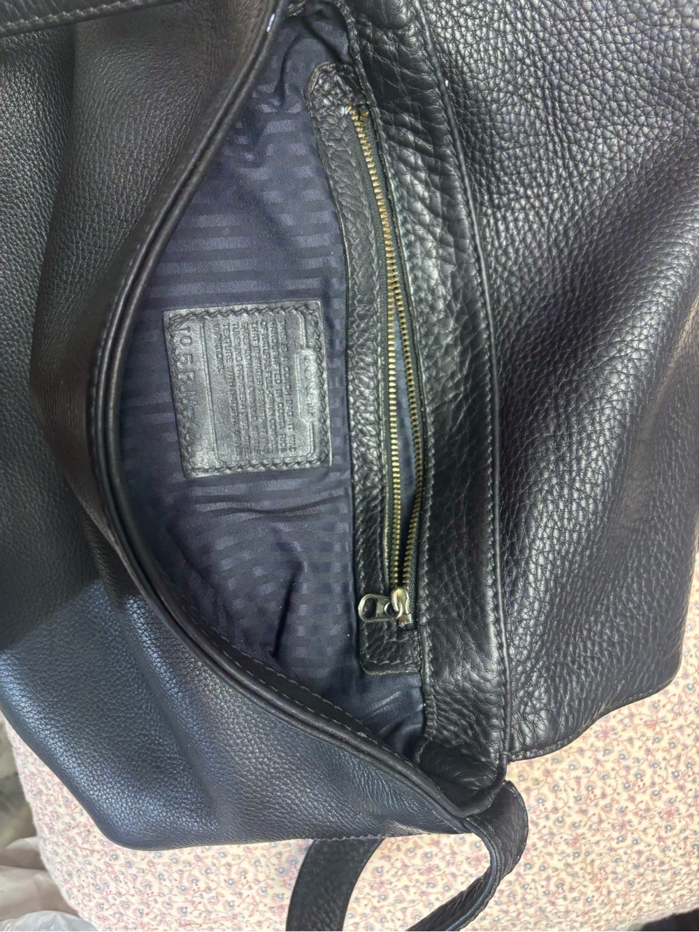 Coach Black Leather Messenger Bag for Men - Picture 6 of 10